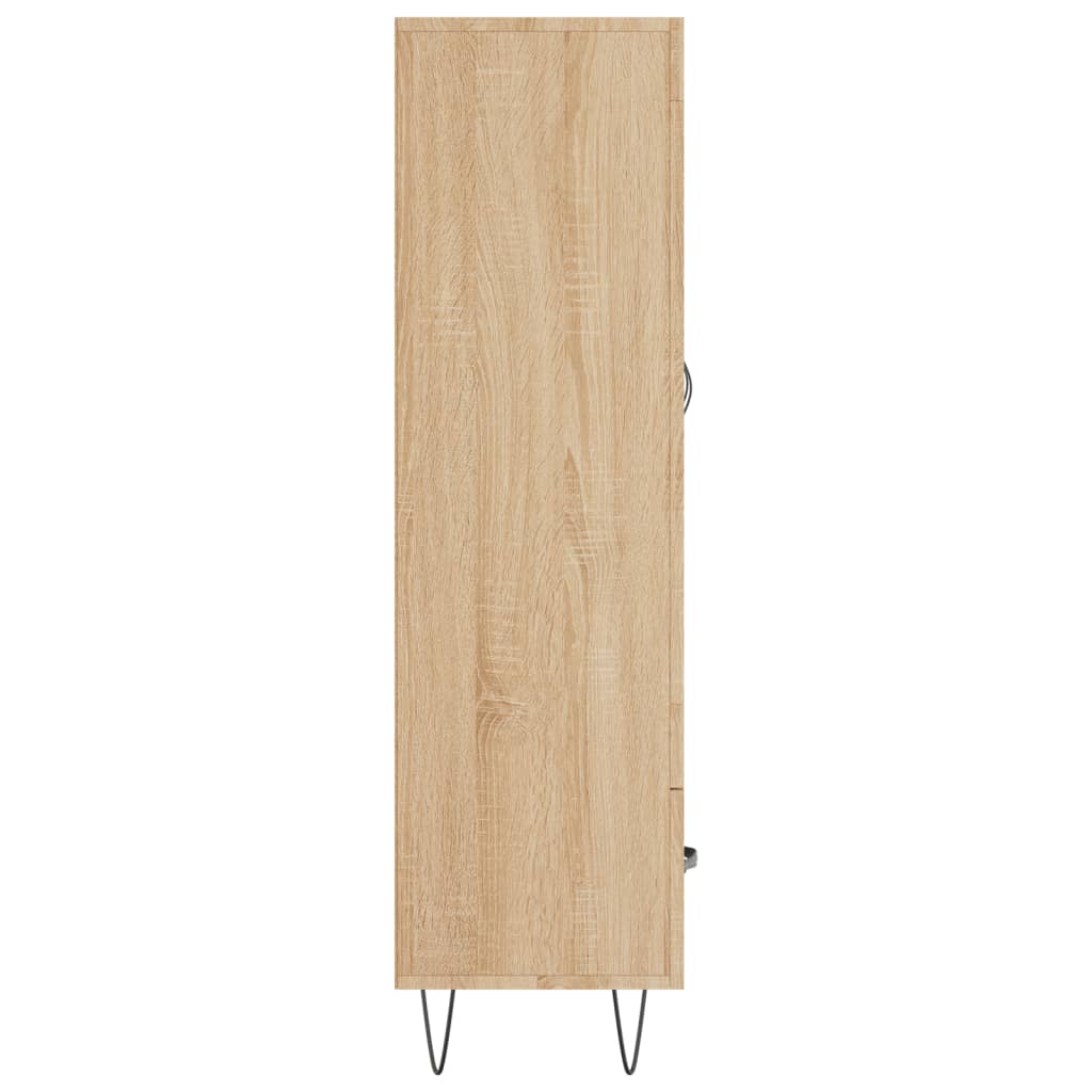 Chest of drawers, Sonoma oak, 69.5x31x115cm, engineered wood