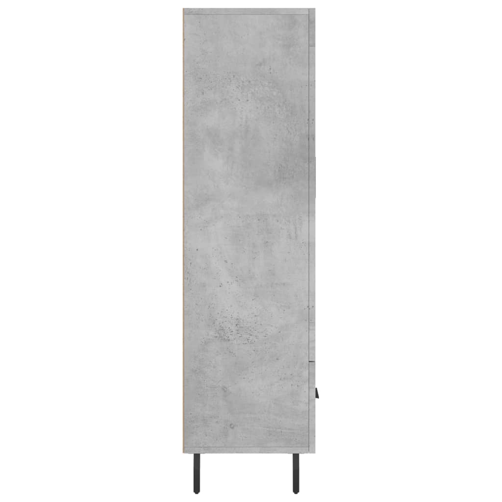 Komoda, betono pilkos spalvos, 69,5x31x115cm, apdirbta mediena