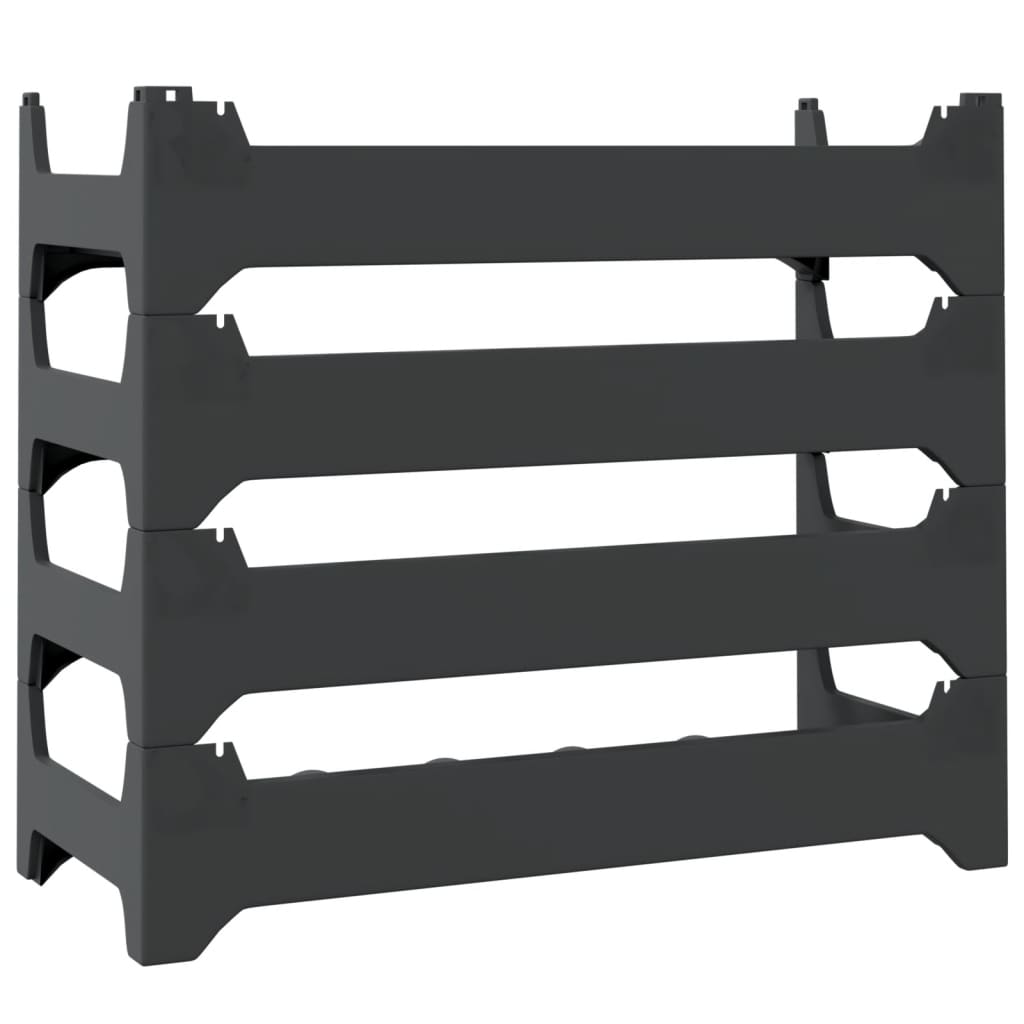 Wine rack for 24 bottles, PP, stackable