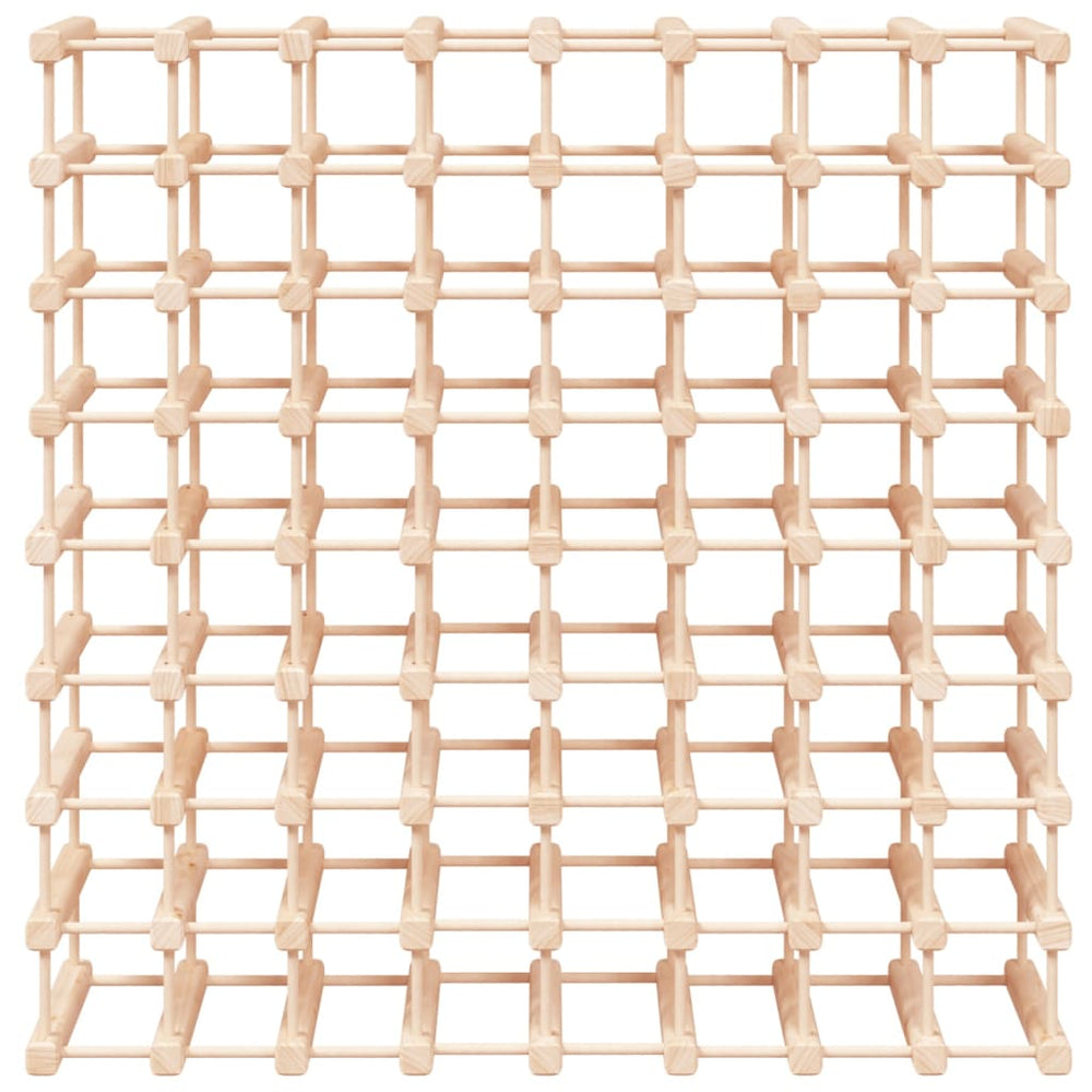 Vyno laikiklis 72 buteliams, 90,5x23x90,5cm, pušies masyvas