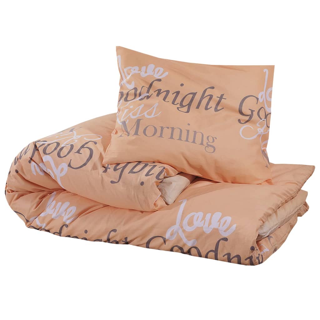 Duvet cover set, pink, 260x240cm, cotton