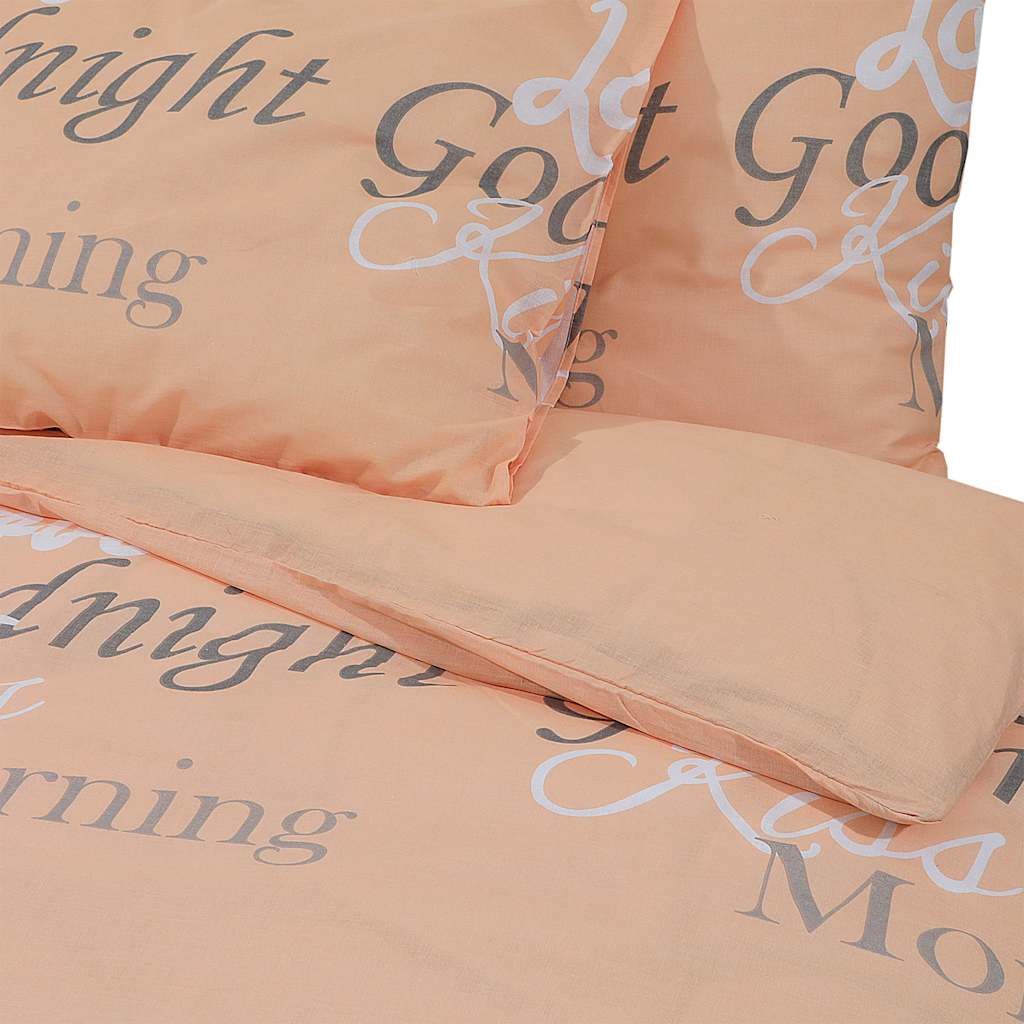 Duvet cover set, pink, 260x240cm, cotton