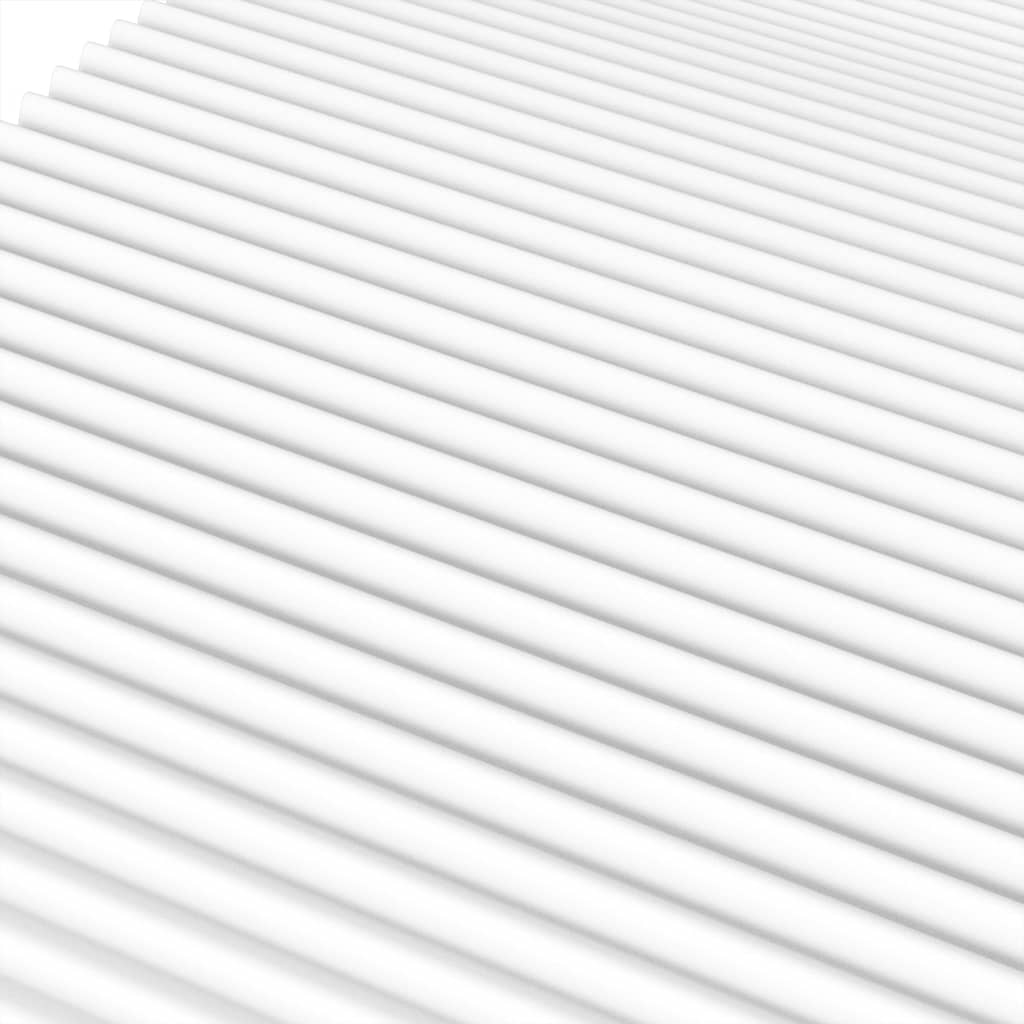 Poroloninis čiužinys, baltos spalvos, 100x200cm, H2/H3 kietumo