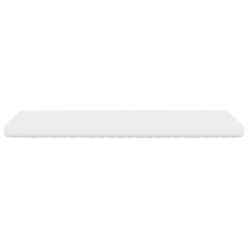 Foam mattress, white, 80x200cm, 20ILD firmness, 7-zone