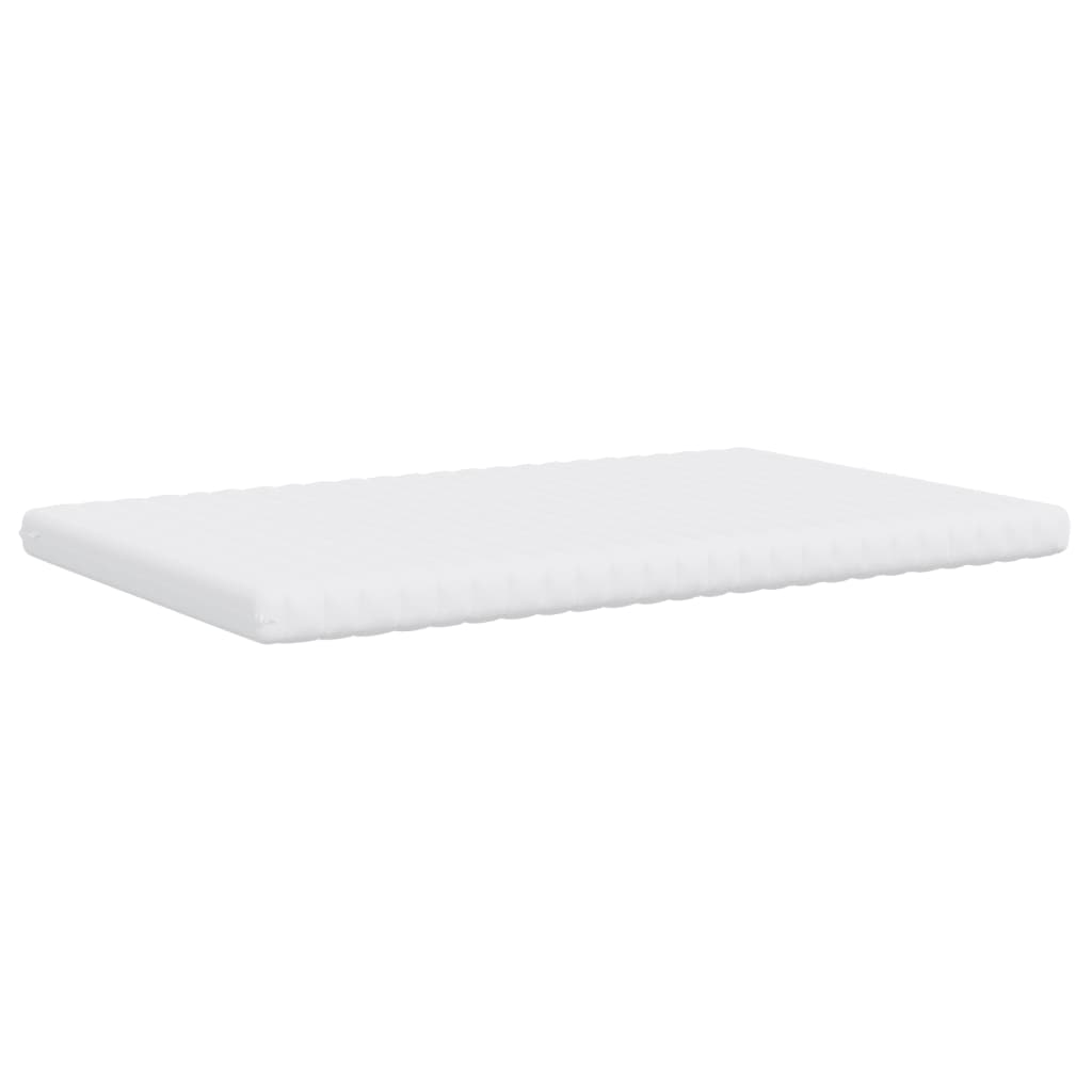 Foam mattress, white, 140x190cm, 20ILD firmness, 7 zones