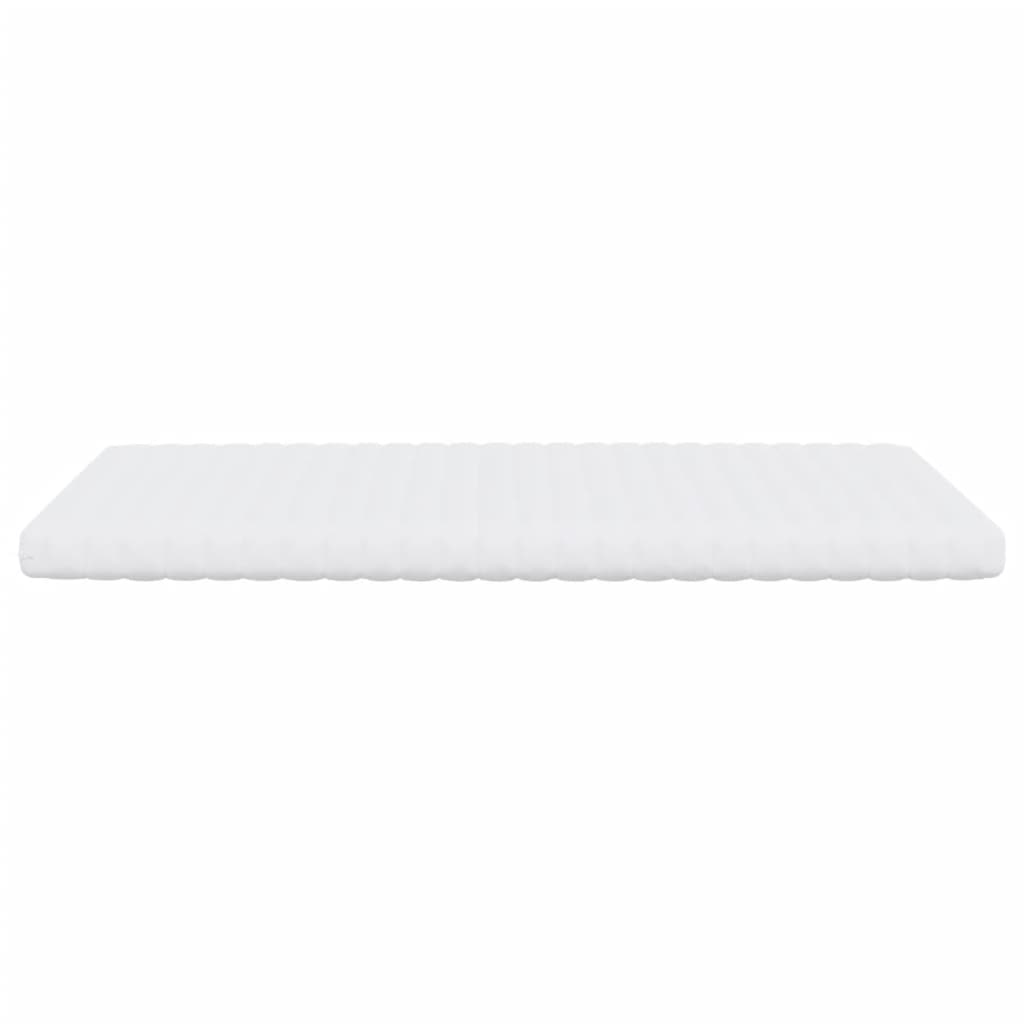Foam mattress, white, 140x190cm, 20ILD firmness, 7 zones