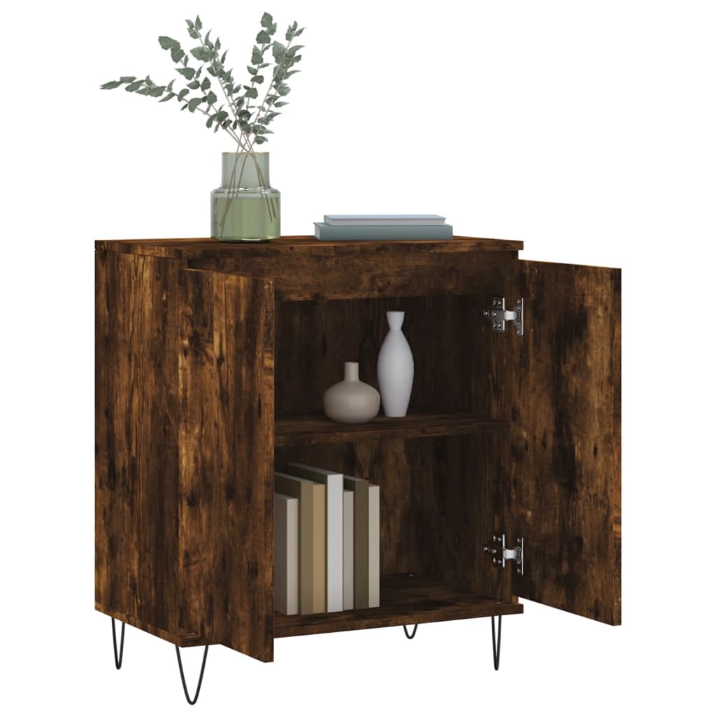 Sideboard, smoky oak, 60x35x70cm, engineered wood