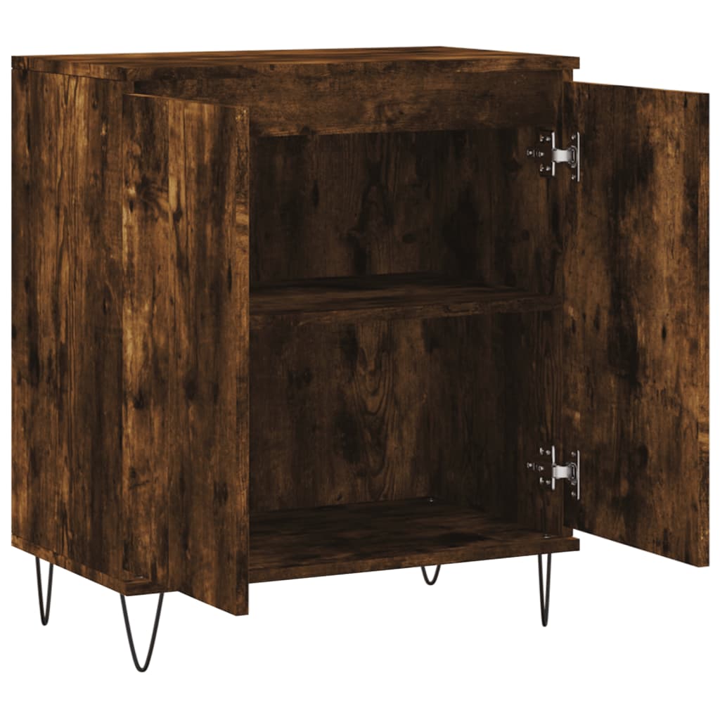 Sideboard, smoky oak, 60x35x70cm, engineered wood