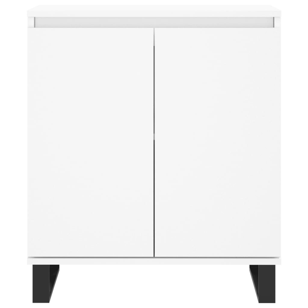 Side cabinet, white, 60x35x70cm, engineered wood