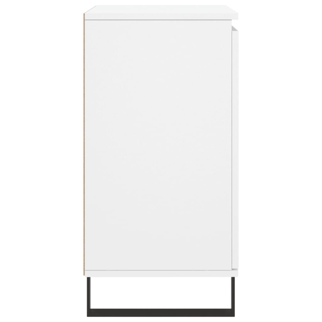 Side cabinet, white, 60x35x70cm, engineered wood