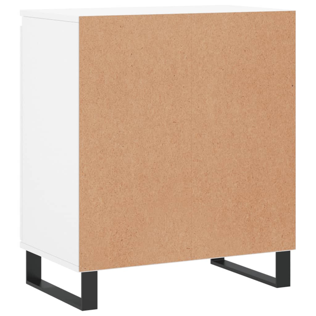 Side cabinet, white, 60x35x70cm, engineered wood