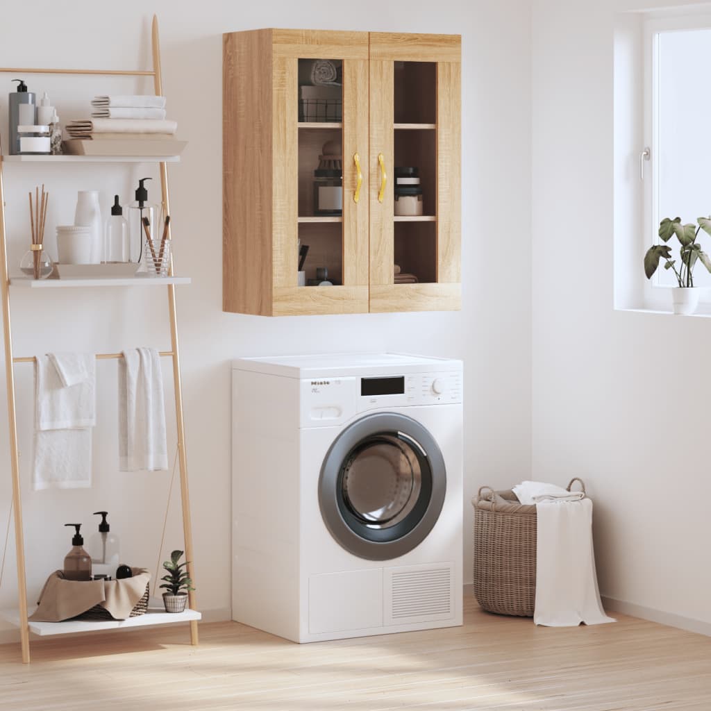 Wall-mounted cabinet, Sonoma oak, 69.5x34x90cm