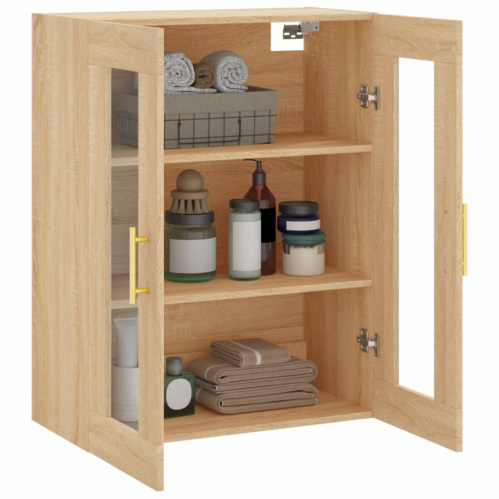 Wall-mounted cabinet, Sonoma oak, 69.5x34x90cm