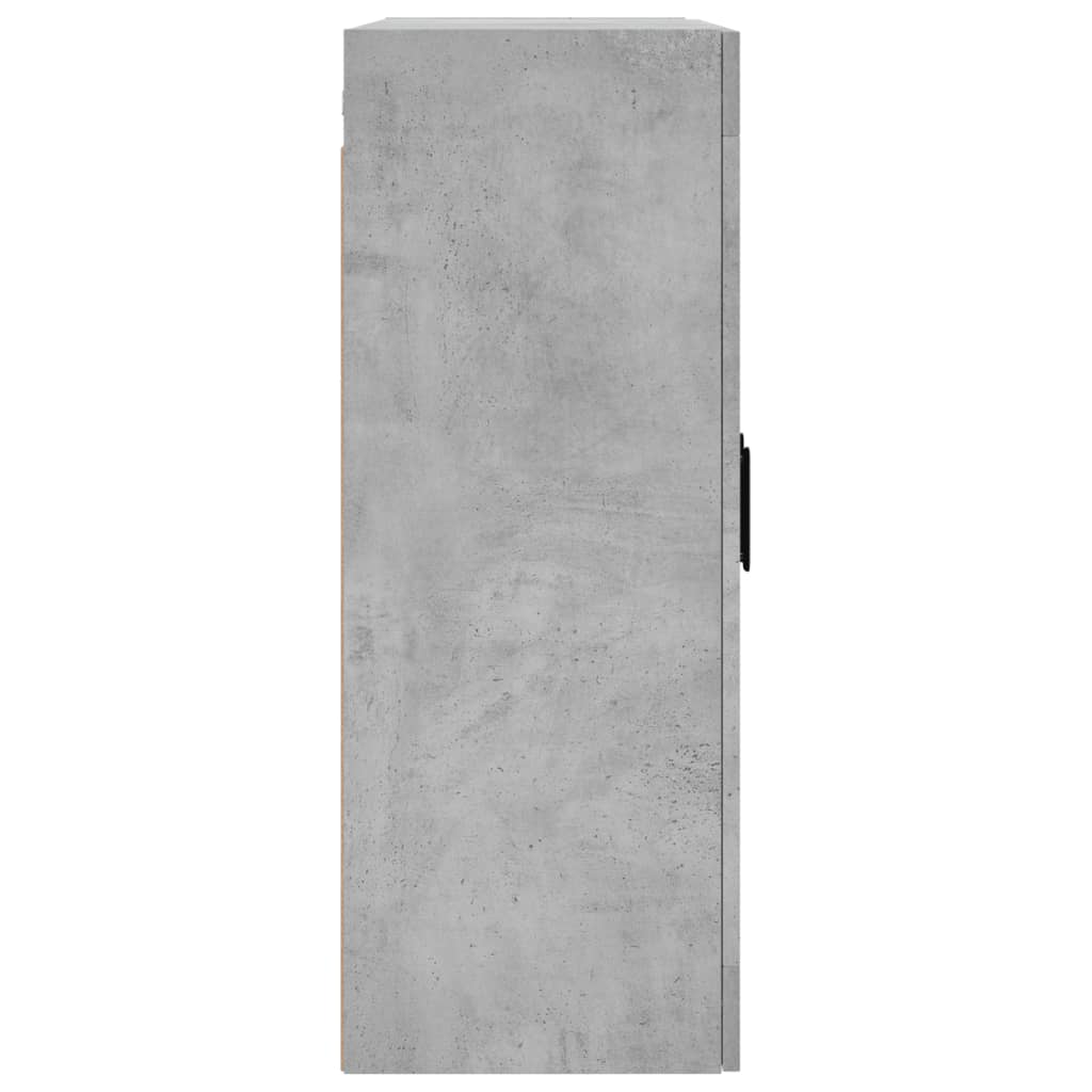 Wall-mounted cabinet, concrete gray, 69.5x34x90cm