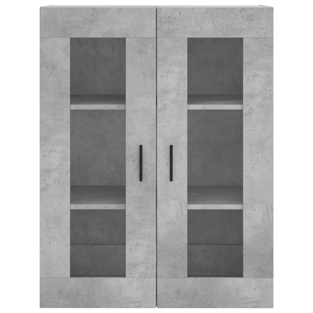 Wall-mounted cabinet, concrete grey, 69.5x34x90cm