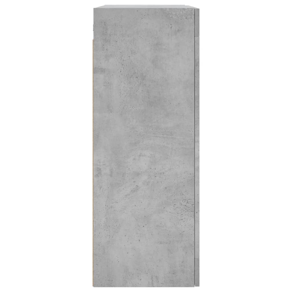 Wall-mounted cabinet, concrete grey, 69.5x34x90cm
