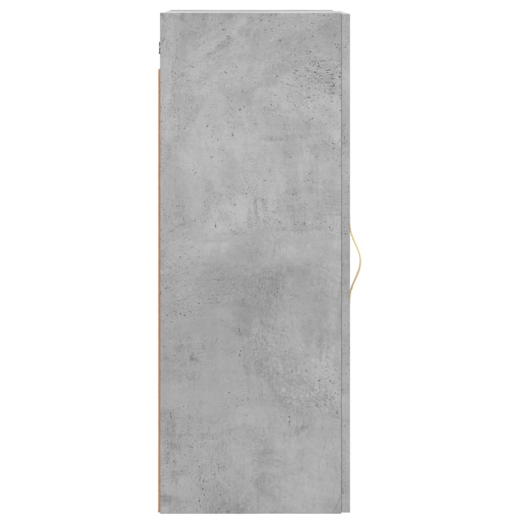 Wall-mounted cabinet, concrete gray, 34.5x34x90cm