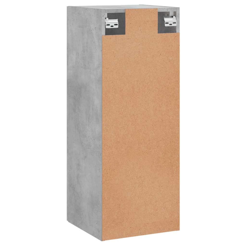 Wall-mounted cabinet, concrete gray, 34.5x34x90cm