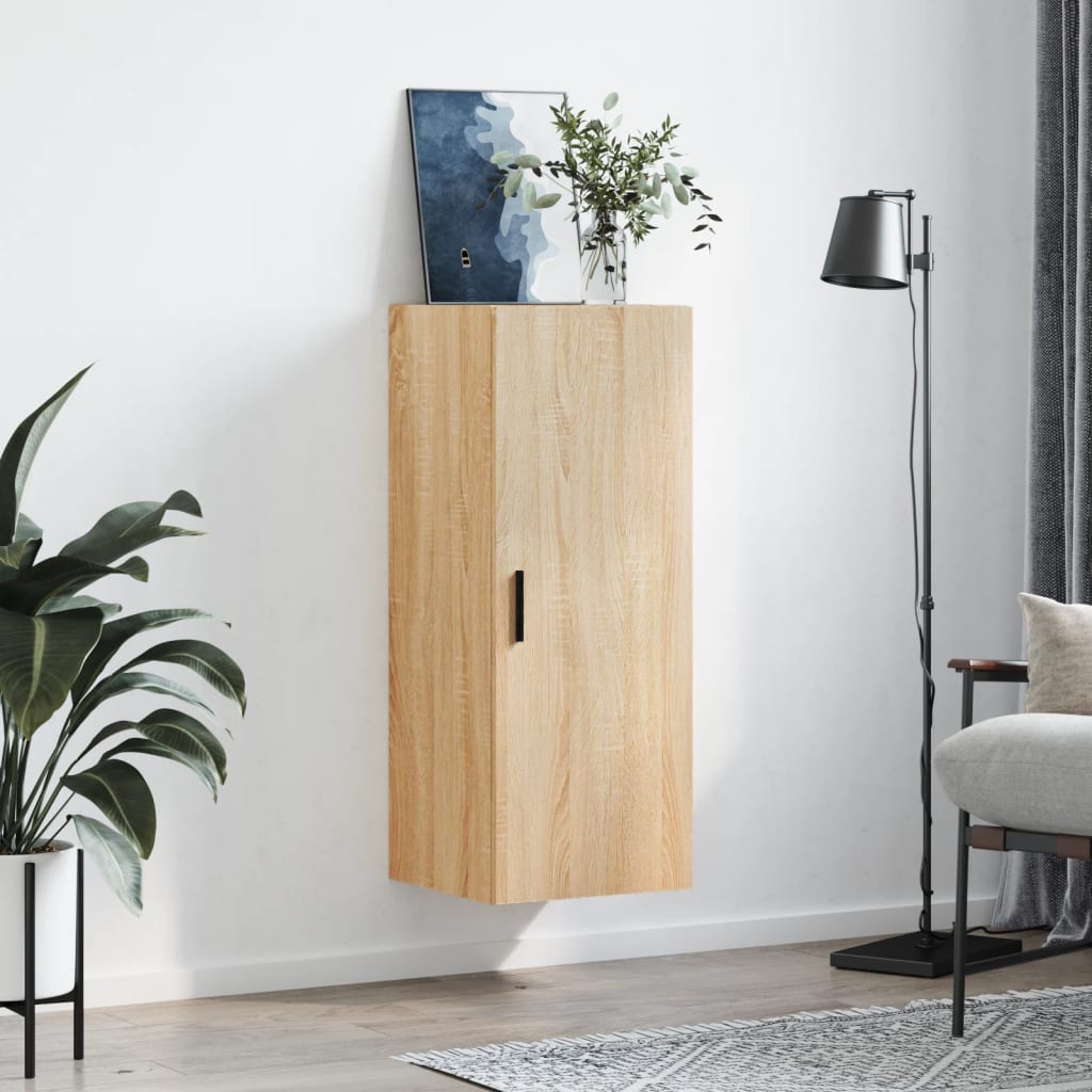Wall-mounted cabinet, Sonoma oak, 34.5x34x90cm