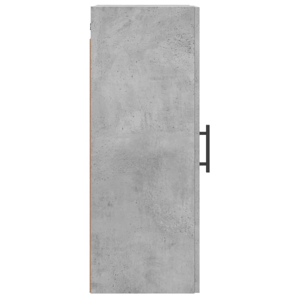 Wall-mounted cabinet, concrete gray, 34.5x34x90cm