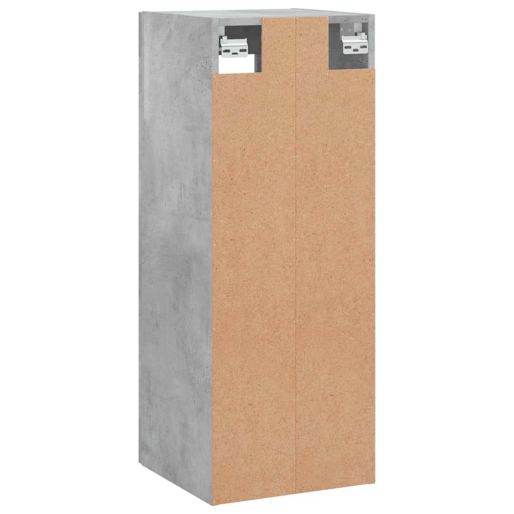 Wall-mounted cabinet, concrete gray, 34.5x34x90cm