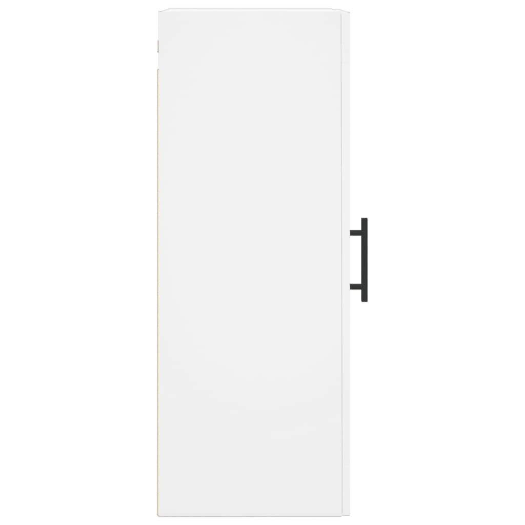 Wall-mounted cabinet, white, 34.5x34x90cm