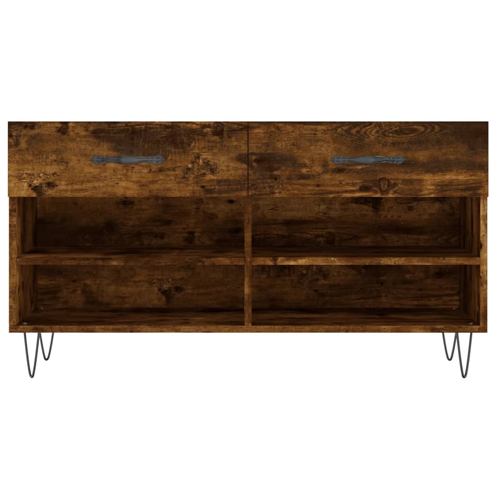 Batų suoliukas, dūminio ąžuolo, 102x35x55cm, apdirbta mediena
