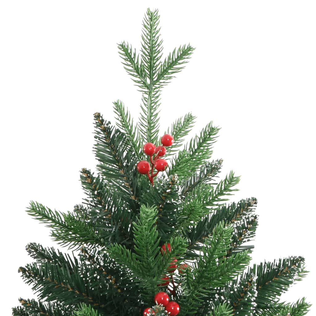 Artificial Christmas Tree SHINE MOON, with hinged branches/berries, 180cm.