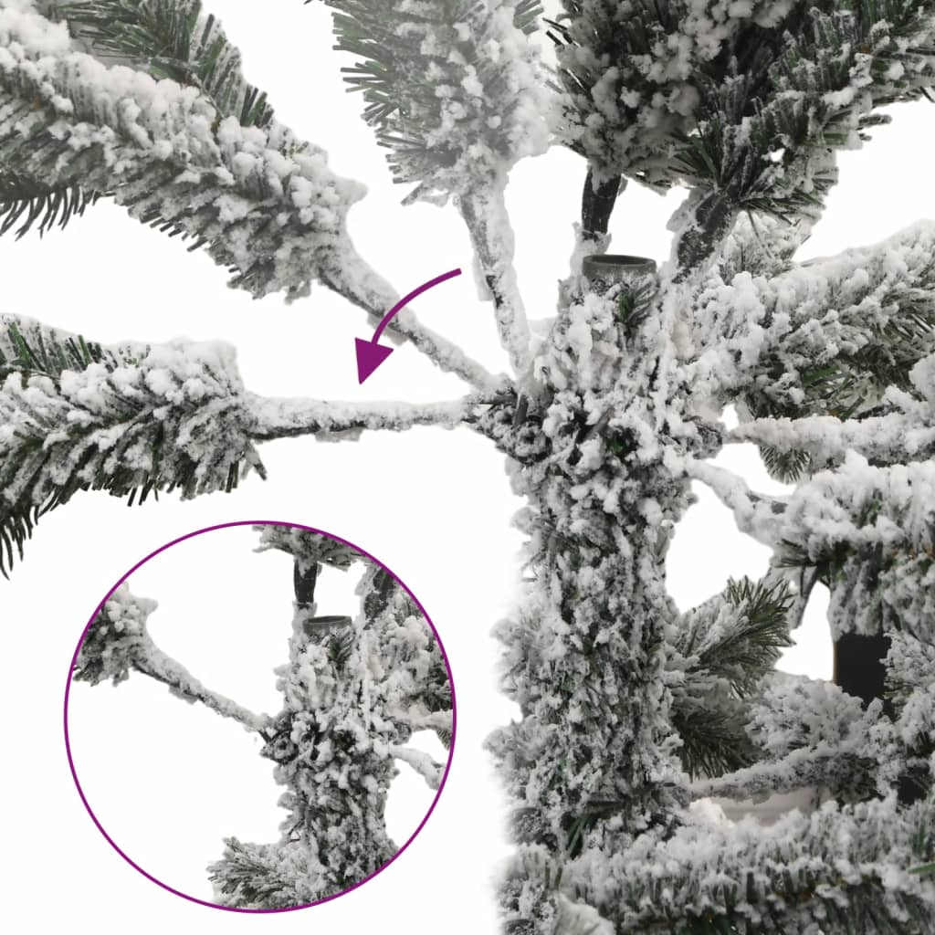 Artificial Christmas tree, 210cm, snow-flocked