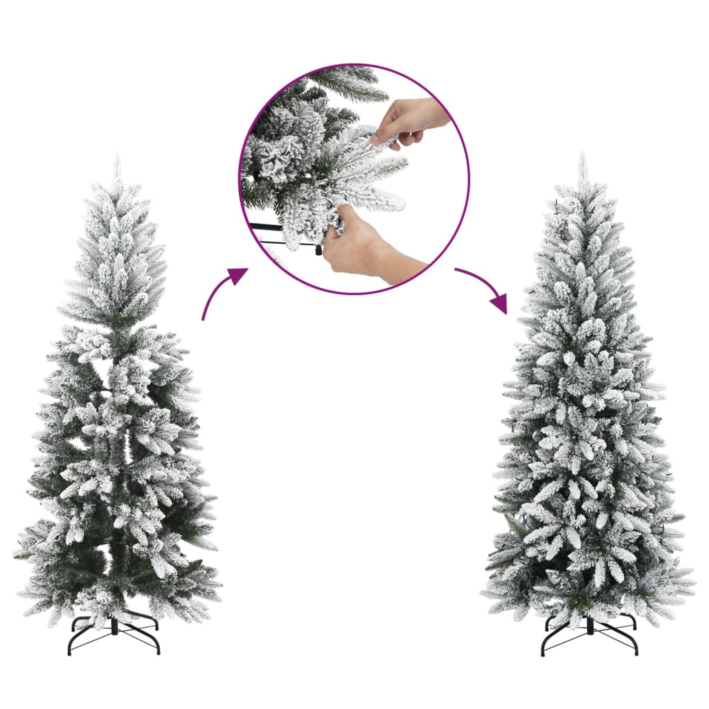 Artificial Christmas tree, 210cm, snow-flocked