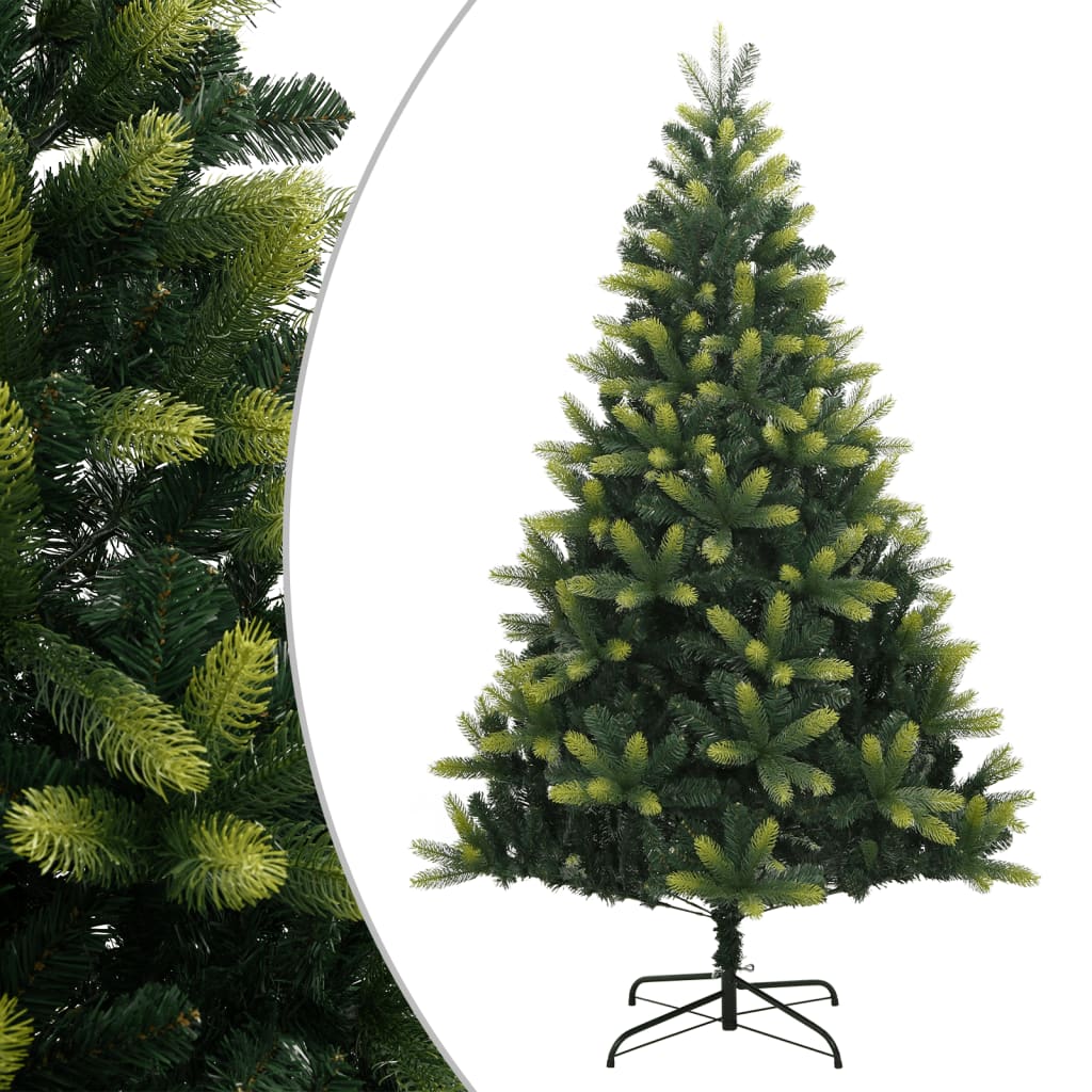 Artificial Christmas tree SHINE HOLLOW, with hinged branches/stand, 150cm.