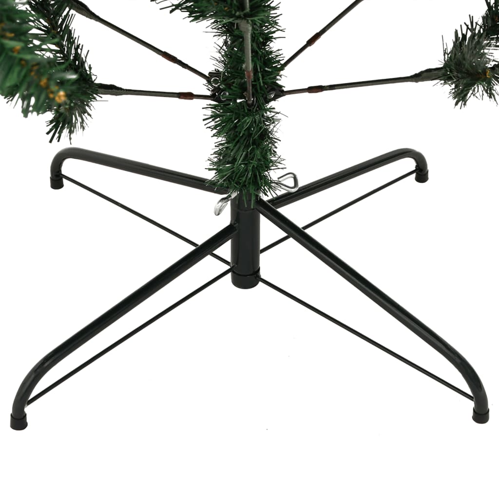 Artificial Christmas tree SHINE HOLLOW, with hinged branches/stand, 150cm.