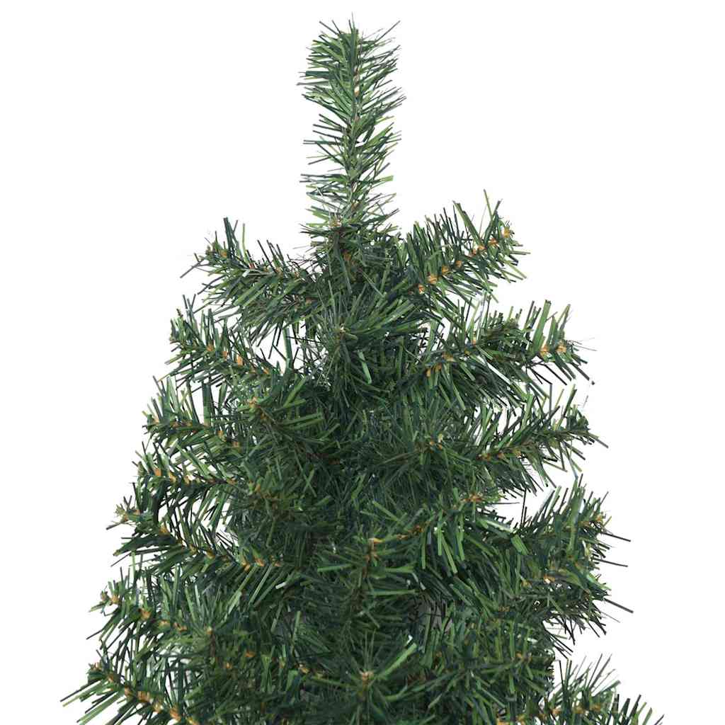 Šaura Ziemassvētku eglīte ar statīvu, 270 cm, PVC