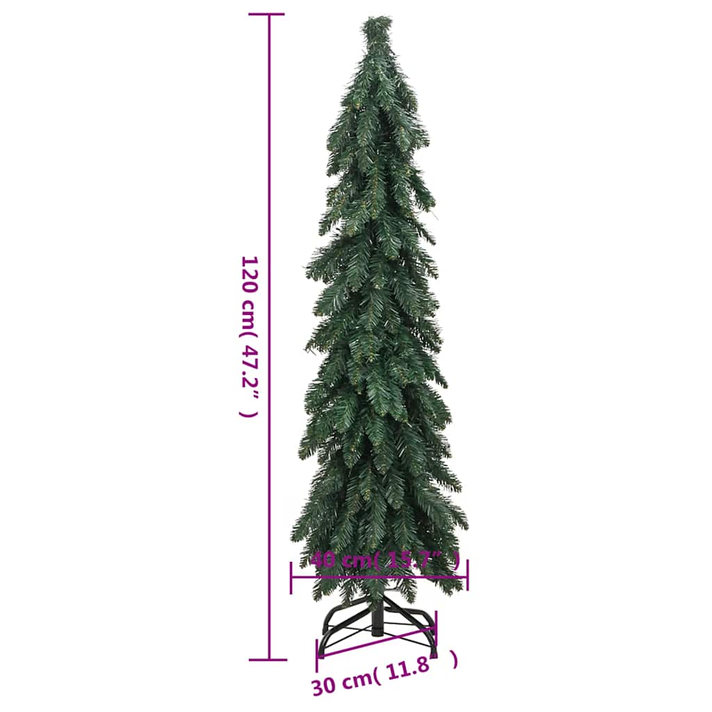 Dirbtinė apšviesta Kalėdų eglutė MEADOW EVERGREEN, su 60 LED lempučių, 120cm.