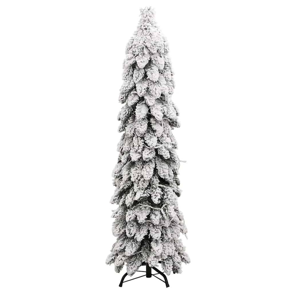 Dirbtinė apšviesta Kalėdų eglutė SNOW AK, su 60 LED ir sniegu, 120cm.