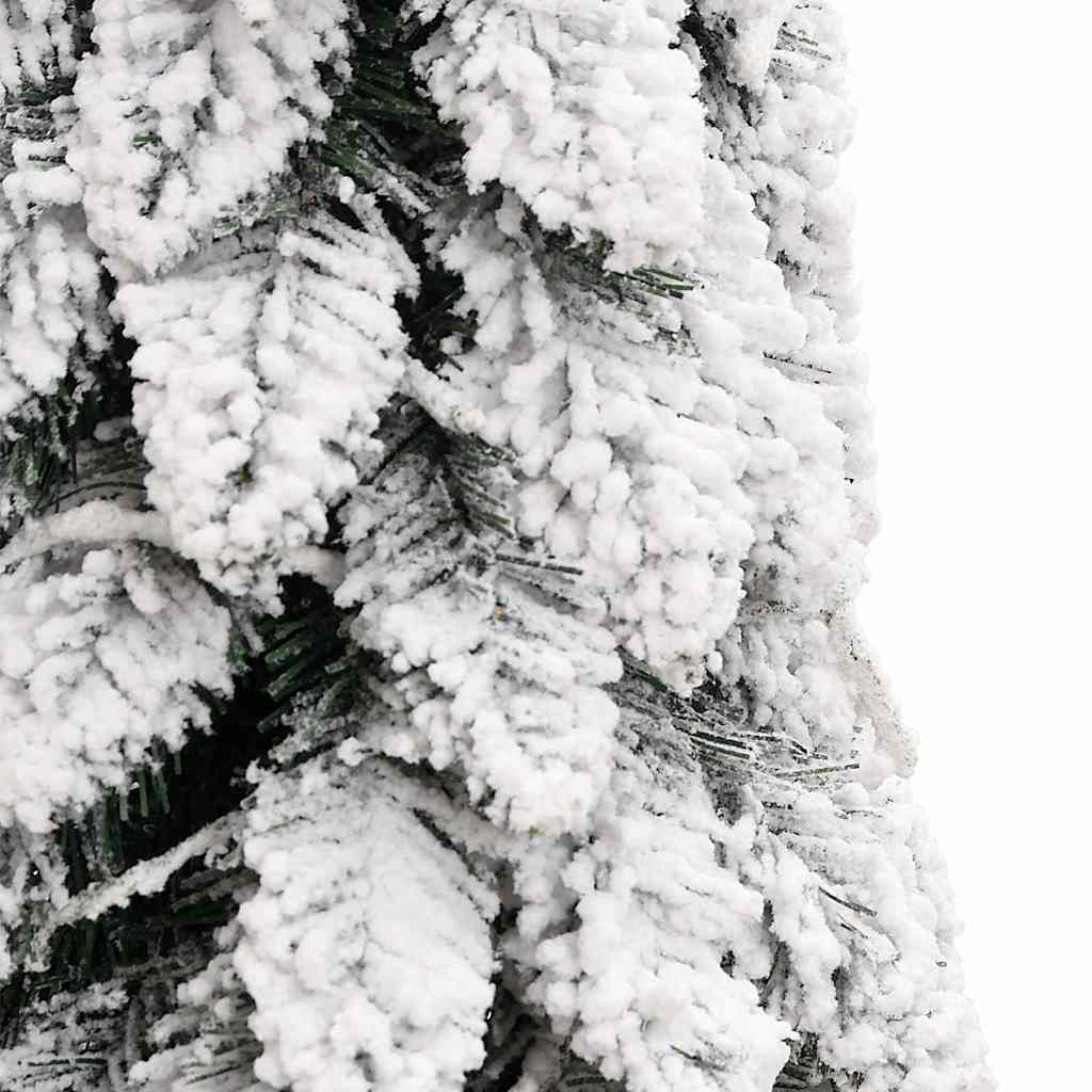 Dirbtinė apšviesta Kalėdų eglutė SNOW AK, su 80 LED ir sniegu, 150cm.