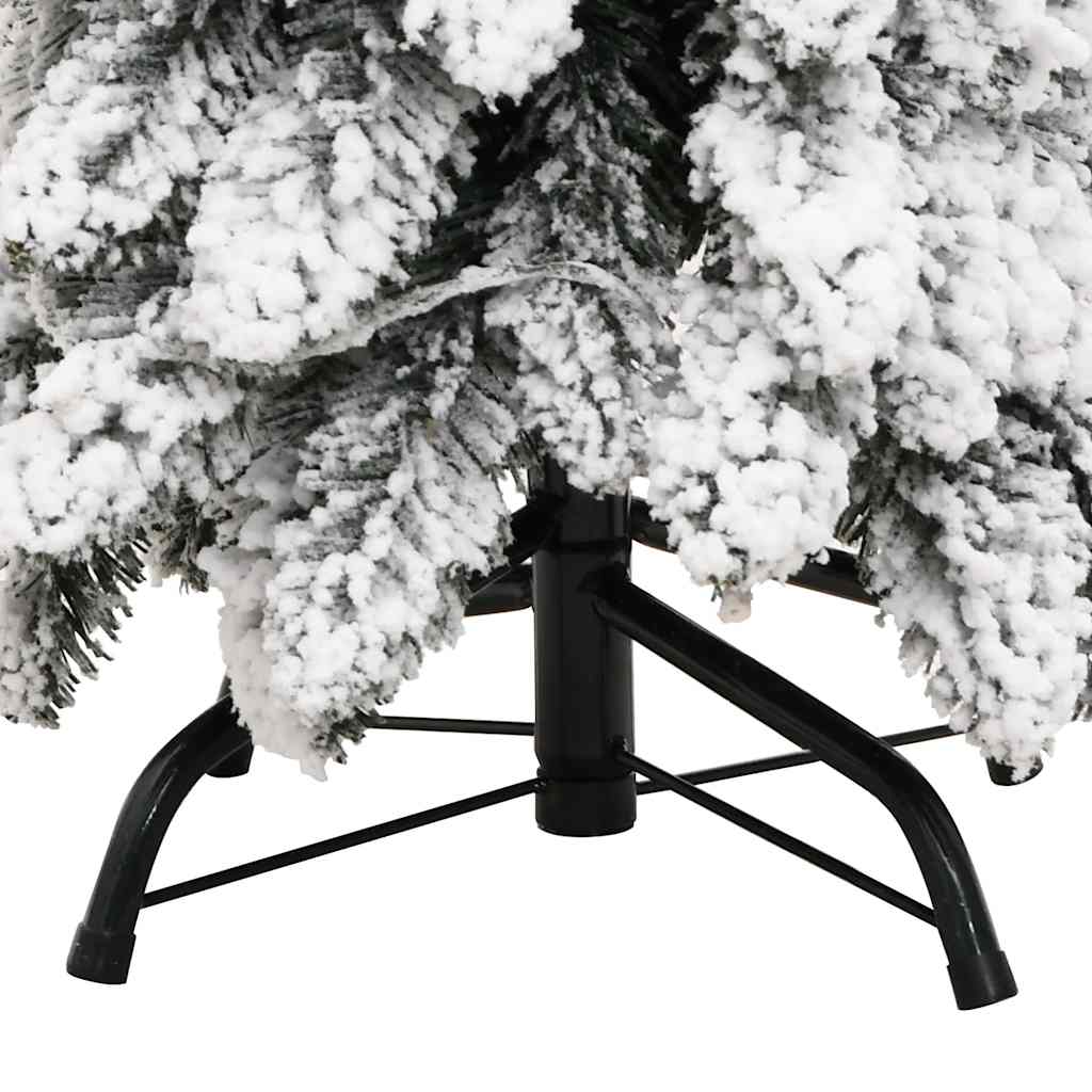 Dirbtinė apšviesta Kalėdų eglutė SNOW AK, su 80 LED ir sniegu, 150cm.