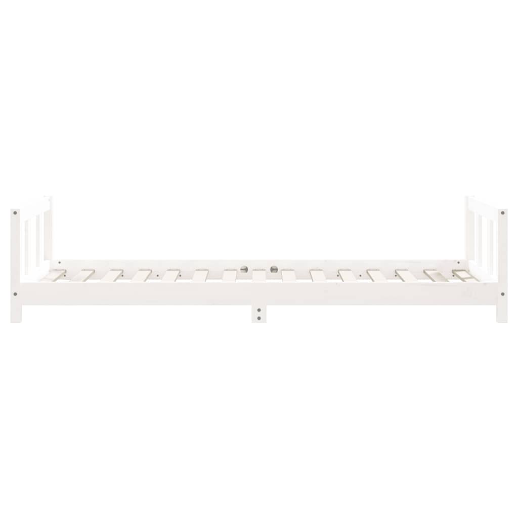 Children's bed frame, white, 90x190cm, solid pine