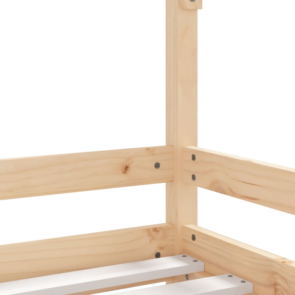 Children's bed frame, 80x160cm, solid pine wood