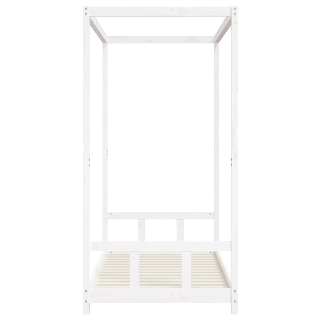 Children's bed frame, white, 90x190cm, solid pine