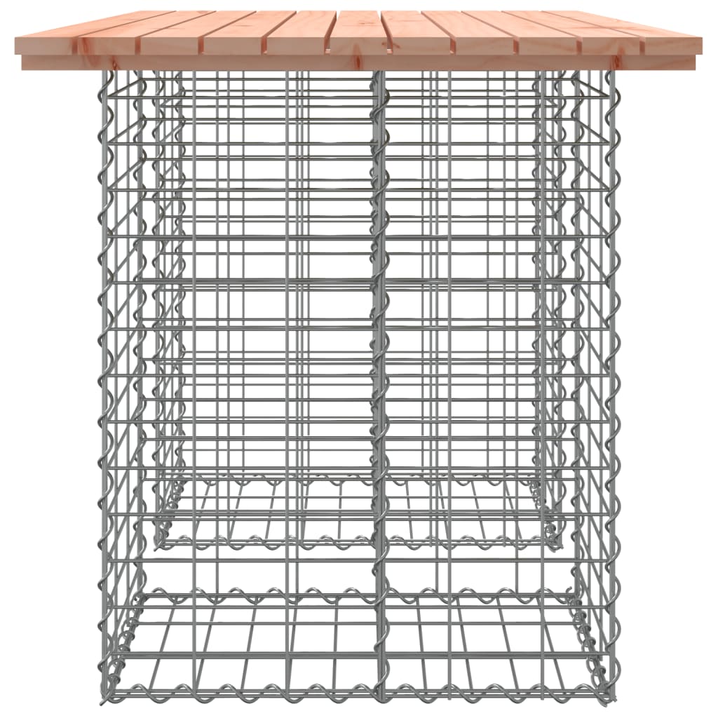 Dārza sols, 100x70x72cm, duglāzija, gabionu dizains