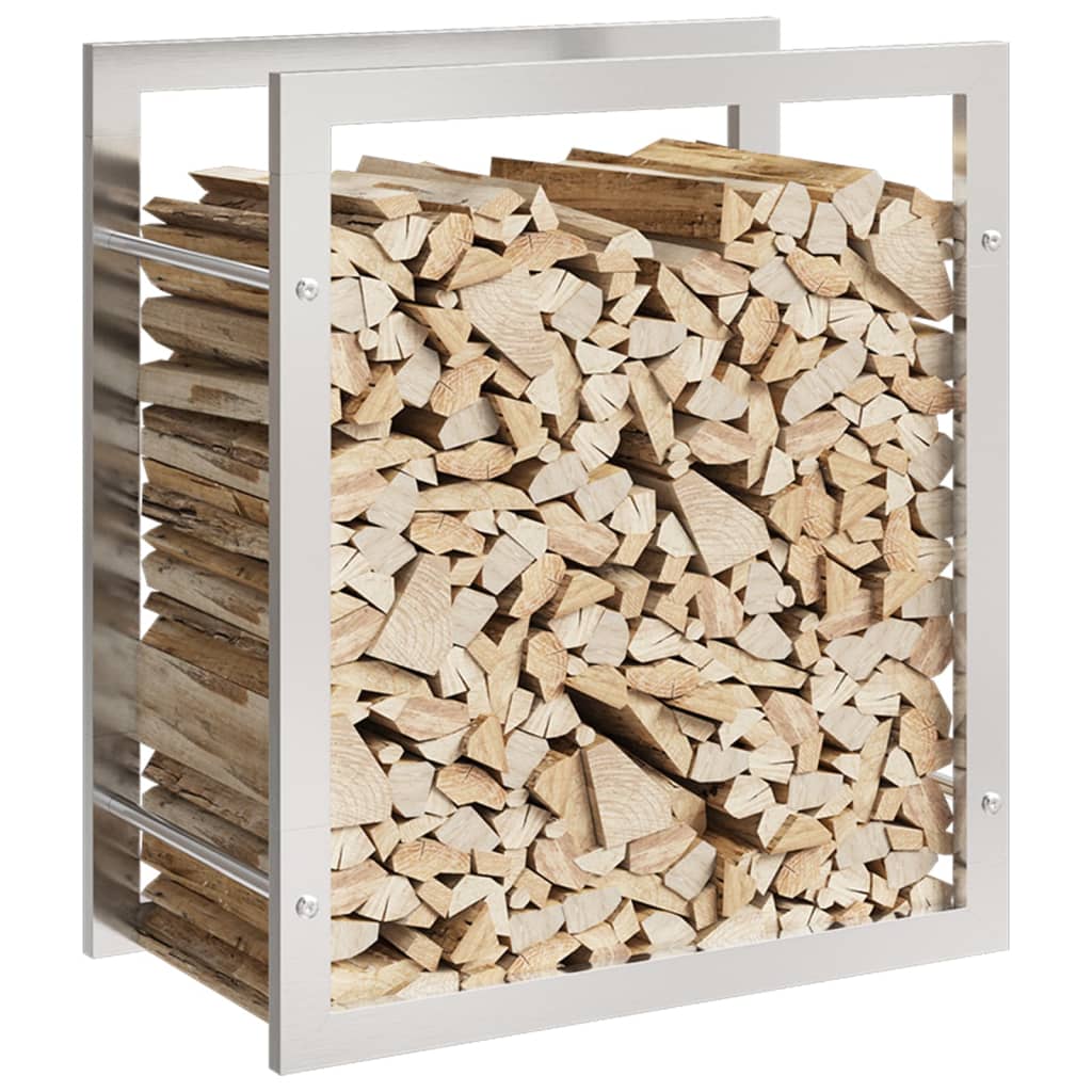 Firewood rack, 50x28x56cm, stainless steel