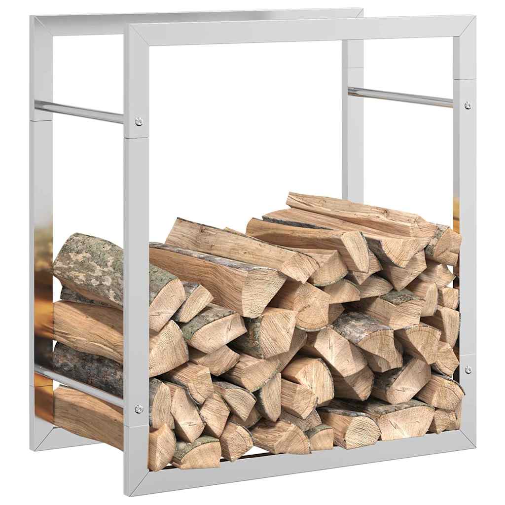 Firewood rack, 50x28x56cm, stainless steel