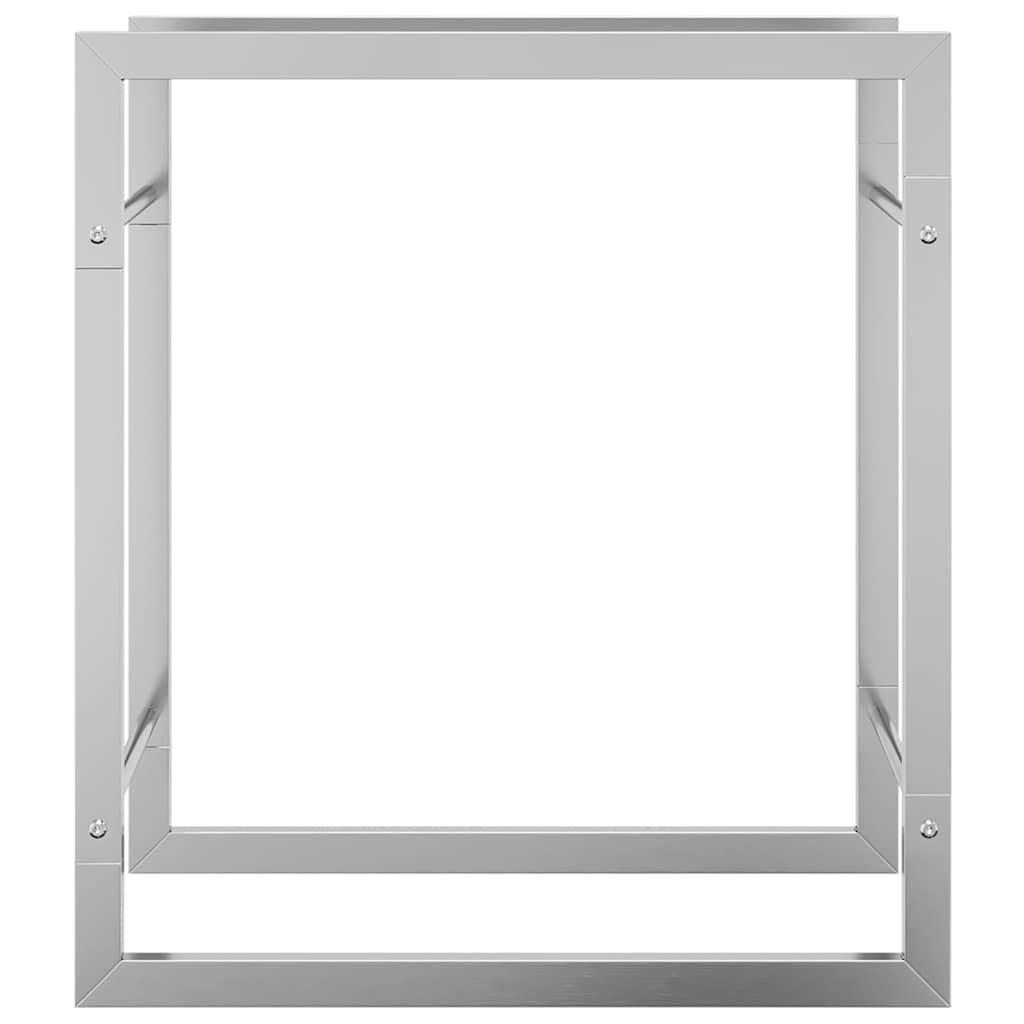 Firewood rack, 50x28x56cm, stainless steel