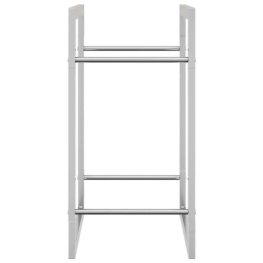 Firewood rack, 50x28x56cm, stainless steel