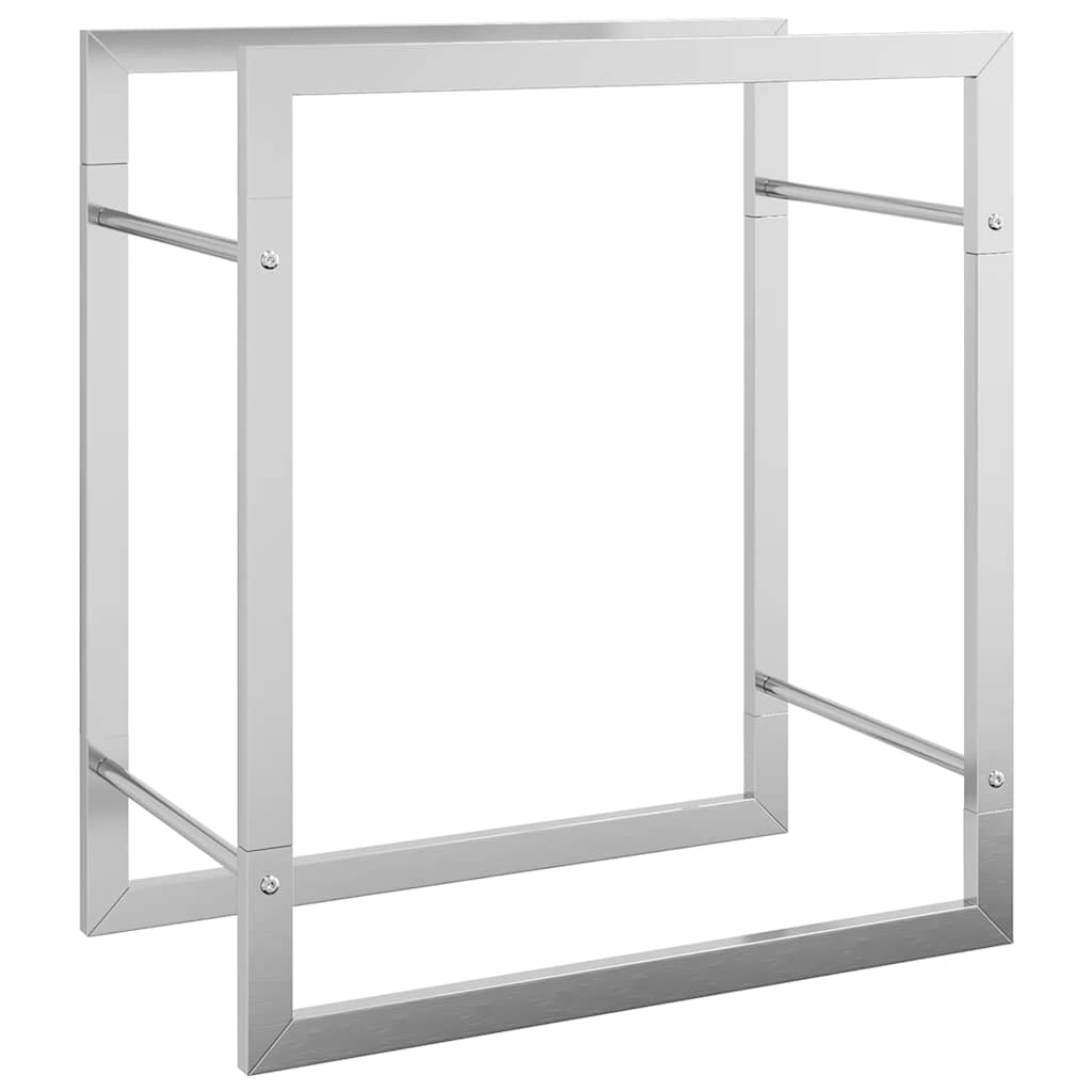 Firewood rack, 50x28x56cm, stainless steel