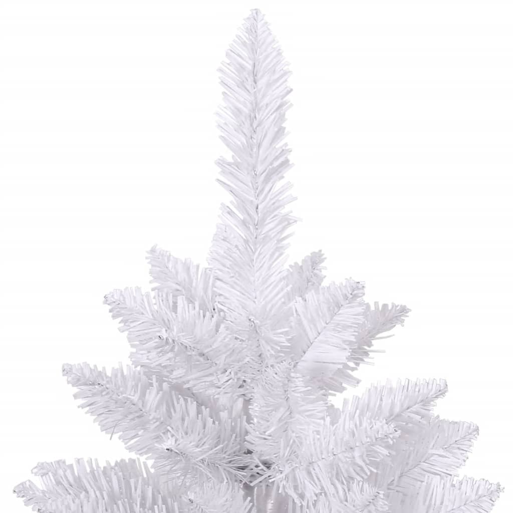 Mākslīgā eglīte ar viru zariem/statīvu, balta, 210cm