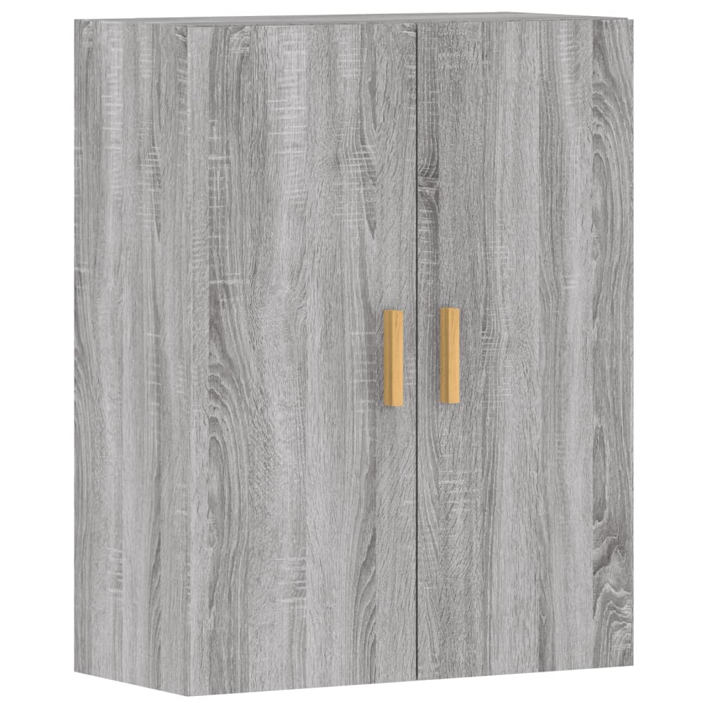 Wall cabinets, 2 pcs., grey, wood