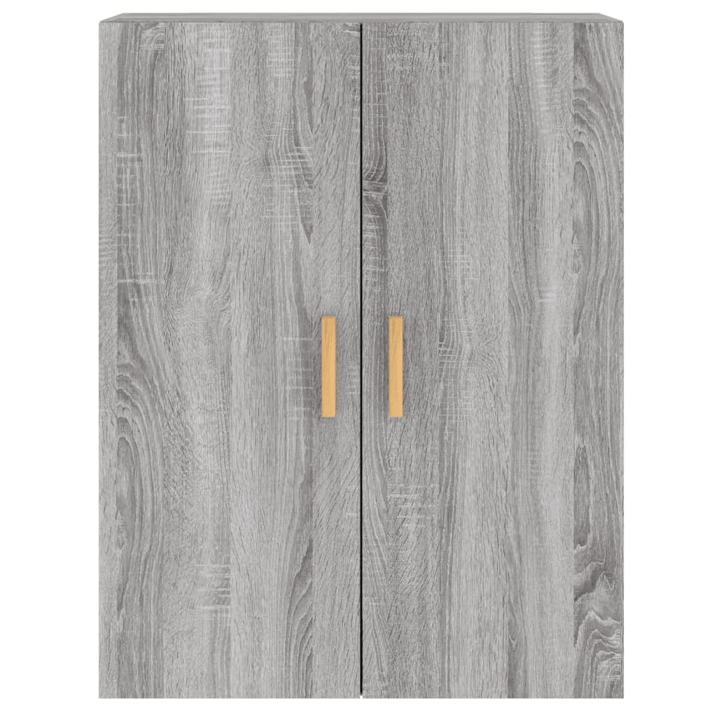 Wall cabinets, 2 pcs., grey, wood