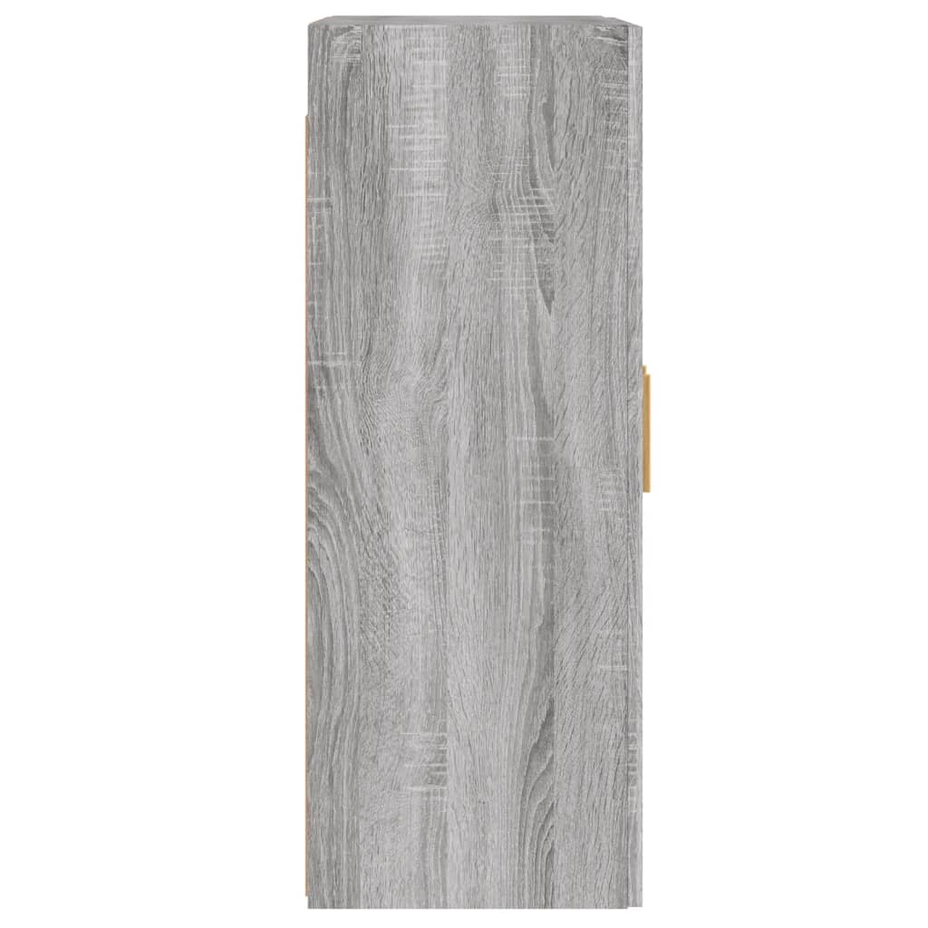 Wall cabinets, 2 pcs., grey, wood